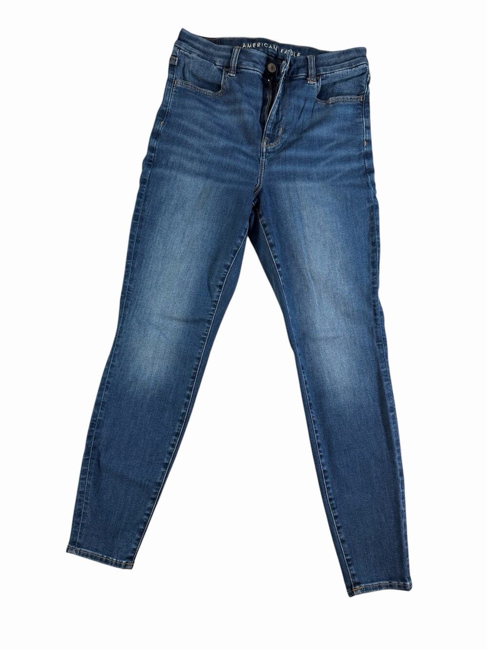 American Eagle Next Level Curvy High Rise Jogging Jeans Women’s 8 Stretch Blue